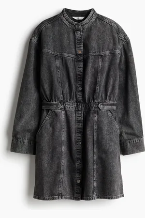 H&M Denim jurk met lange mouwen