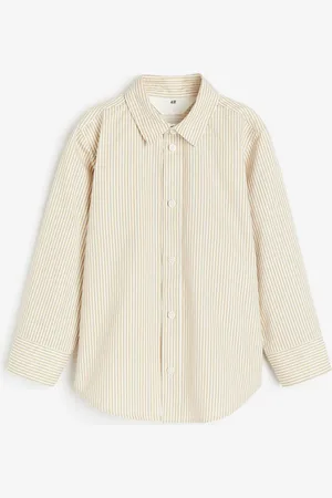 H&M Katoenen overhemd met lange mouwen