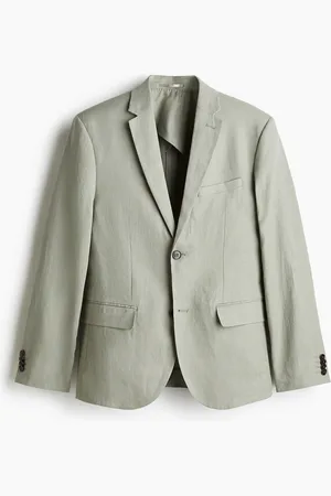 H&M Linnen colbert - Slim Fit