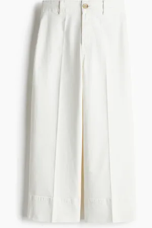 H&M Wide High Cropped Jeans