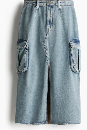 H&M Denim Cargo Skirt