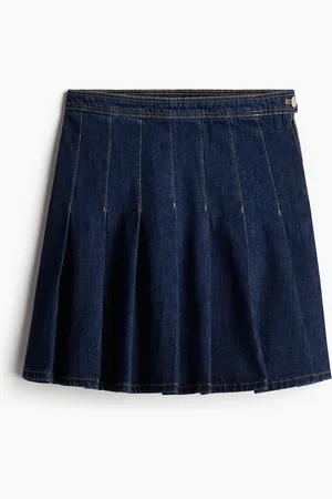 H&M Denim plooirok