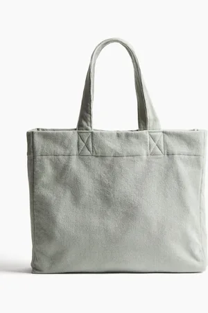 H&M Strandtas van katoenen badstof