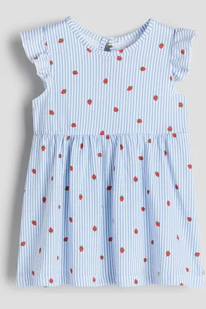 H&M Tricot jurk met volants
