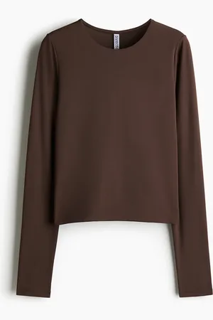 H&M Tricot top met lange mouwen