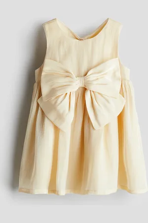 H&M Jurk van organza met strik