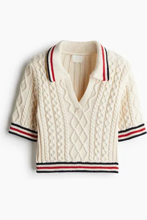 H&M Kabelgebreide polotop