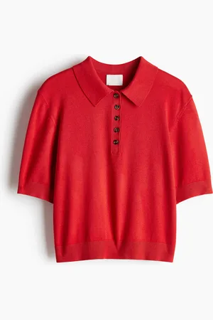H&M Fijngebreide polotop