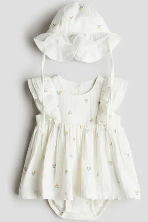 H&M Tweedelige set van gedessineerd mousseline
