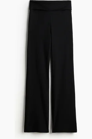 H&M Uitlopende tricot broek