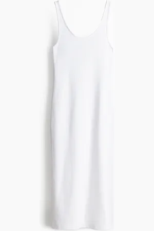 H&M Jurk van ribtricot