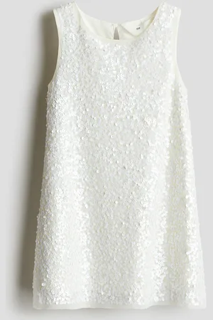 H&M A-linejurk met pailletten
