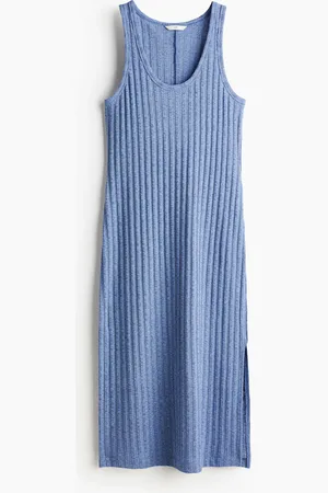 H&M Ribgebreide jurk