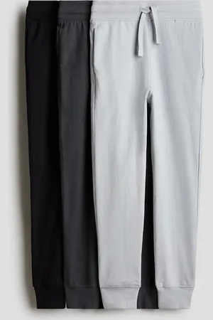 H&M Set van 3 joggers van katoenen tricot
