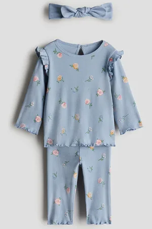 H&M Driedelige set van katoenen tricot