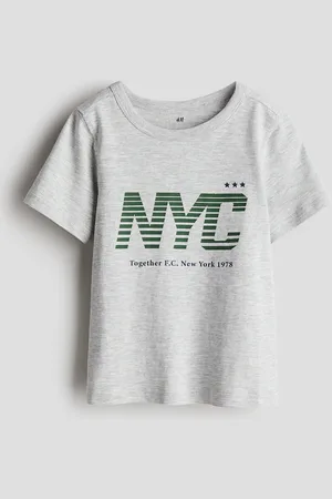 H&M T-shirt van katoenen tricot