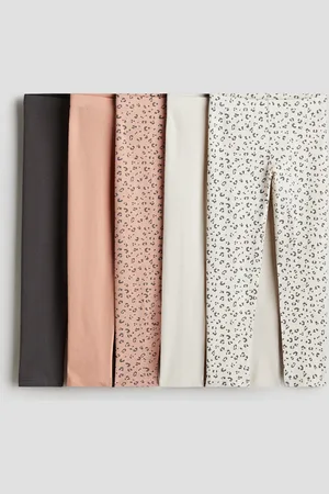 H&M Set van 5 tricot leggings