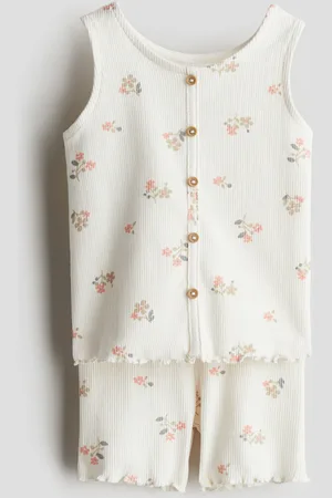 H&M Tweedelige set van katoenen tricot