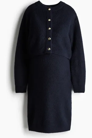 H&M MAMA Tweedelige ribgebreide set