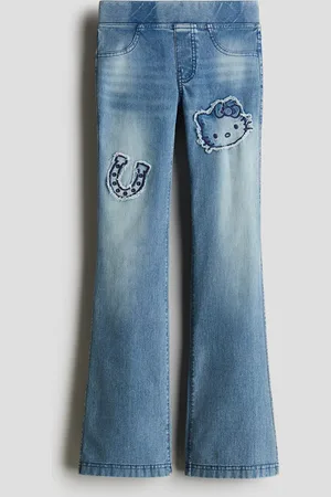 H&M Flared jegging met denimlook