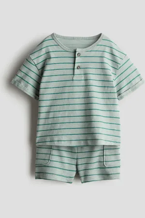 H&M Tweedelige set van katoenen tricot