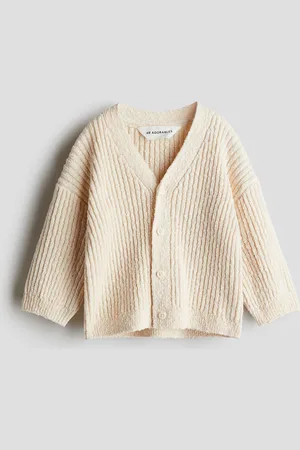 H&M Oversized gebreid vest van bouclégaren