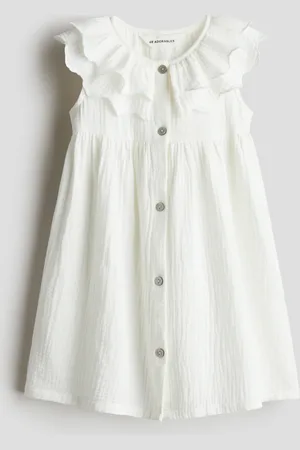H&M Jurk van katoenen mousseline