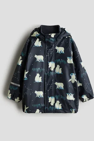 H&M Regenjas - Aop, Met Fleece