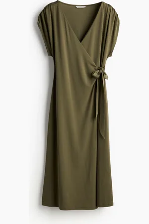 H&M Tricot overslagjurk
