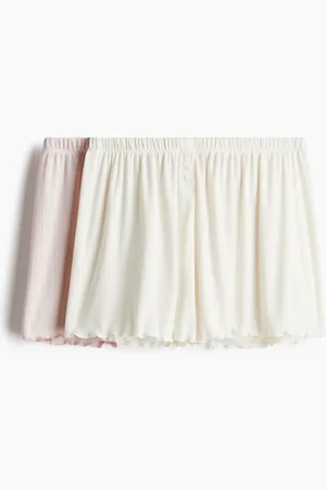 H&M Set van 2 pyjamashorts met pointelledessin