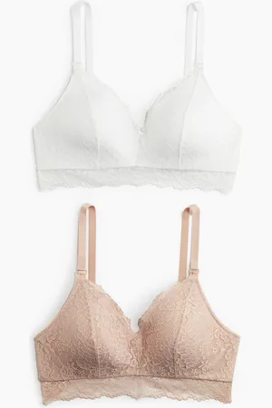 H&M MAMA Set van 2 padded voedings-bh‘s van kant