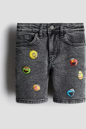 H&M Denim short met print