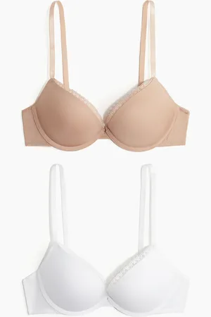 H&M Set van 2 superpush-up bh‘s van microvezel