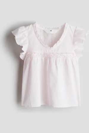 H&M Katoenen blouse met volants