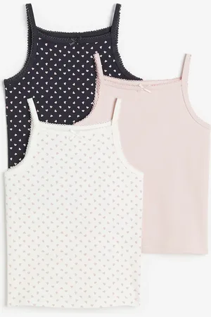 H&M Set van 3 tricot singlets