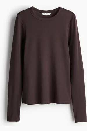 H&M Tricot top met lange mouwen