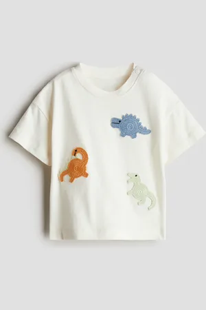 H&M Appliquéd T-shirt