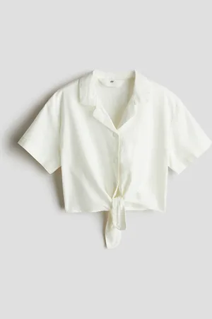 H&M Cropped strikblouse