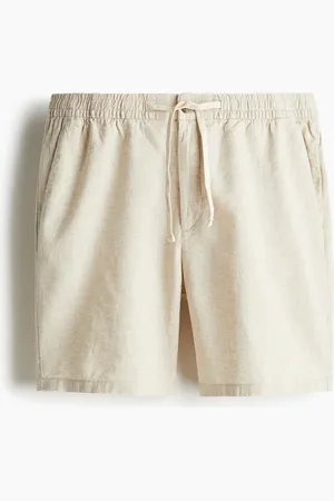 H&M Short van linnenmix - Regular Fit