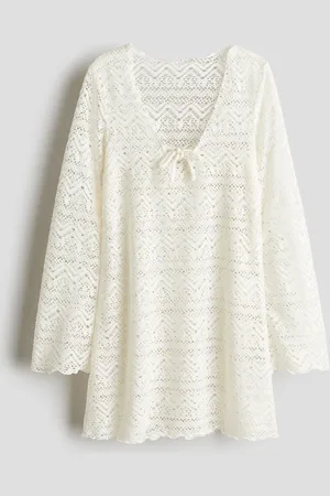 H&M Strandjurk met gehaakte look