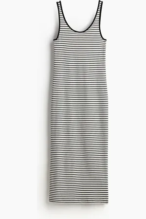 H&M Jurk van ribtricot