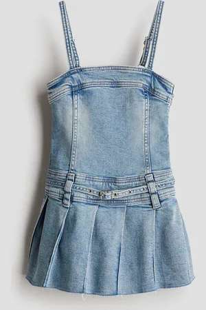 H&M Strappy jurk van denim