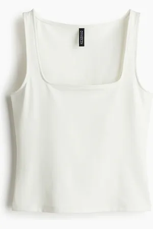 H&M Tanktop met vierkante hals