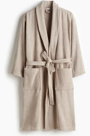 H&M Ochtendjas van katoenen badstof