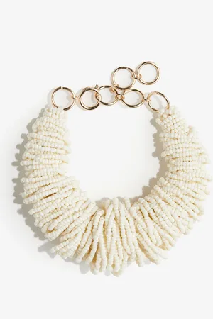 H&M Statementarmband met glazen kraaltjes