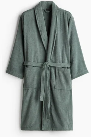 H&M Ochtendjas van katoenen badstof