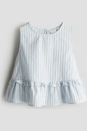 H&M Katoenen peplumtop
