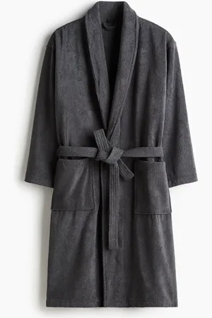 H&M Ochtendjas van katoenen badstof