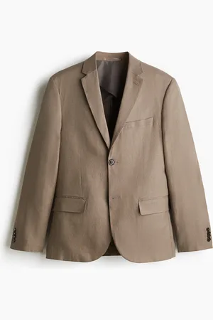 H&M Linnen colbert - Slim Fit