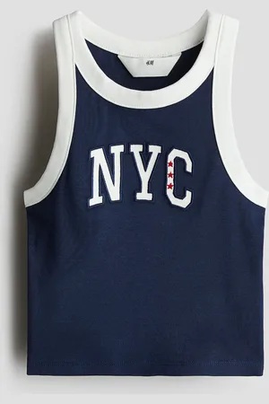 H&M Katoenen tanktop met print